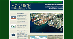 Desktop Screenshot of monarchshipping.com